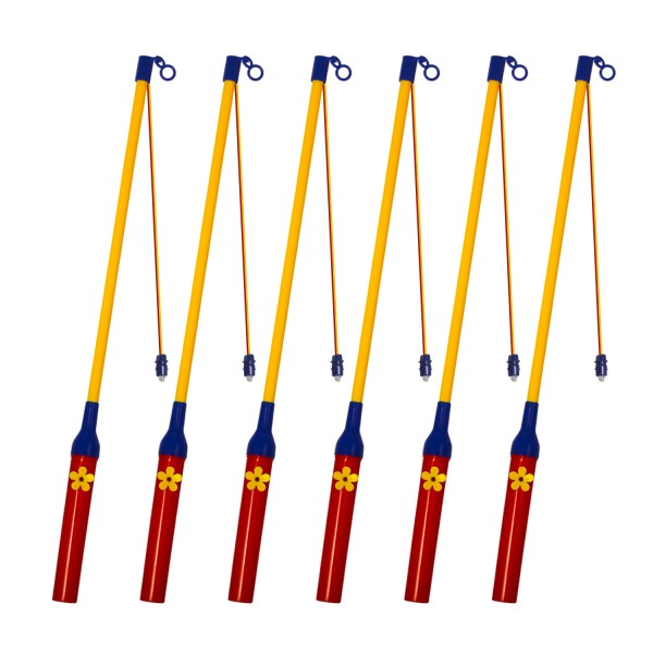 Lantern Stick with Light, Uiter LED Electronic Lantern Sticks 6 Pack
